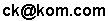 Chris Komuves email address